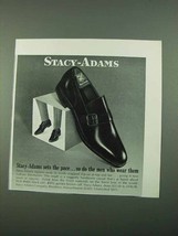 1969 Stacy-Adams Style #469 Shoe Ad - Sets the Pace - £14.54 GBP