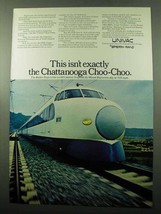 1969 Univac 490 Computer Ad - Bullet Train - £14.55 GBP