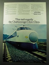 1969 Univac 490 Computer Ad - Bullet Train - £13.89 GBP