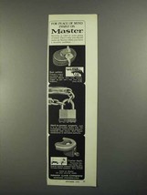 1973 Master Lock Ad - Gun Lock, Crimefighter Padlock - £14.72 GBP