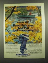 1974 Evinrude 15 Outboard Motor Ad - Better Than Ever - $18.49