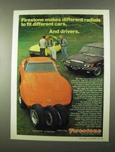 1974 Firestone Tire Ad - Steel Radial 500, Mini-Sport - £14.56 GBP