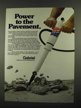 1974 Gabriel HiJackers Shocks Ad - Power to Pavement - £14.78 GBP