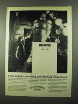 1974 Hammermill Bond Paper Ad - Product Electrifying - £14.65 GBP