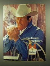 1974 Marlboro Cigarettes Ad - Where the Flavor Is - £14.45 GBP