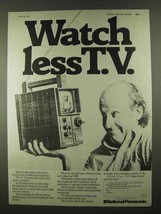 1974 National Panasonic 5&quot; Commando Portable TV Ad - £14.78 GBP