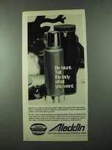 1975 Aladdin Stanley Thermos Bottle Ad - Be Blunt - £14.48 GBP