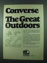 1975 Converse Outdoor Sports Equipment Ad - £14.68 GBP