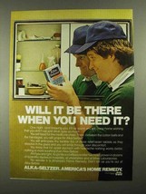 1981 Alka-Seltzer Medicine Ad - Will It Be There? - $18.49