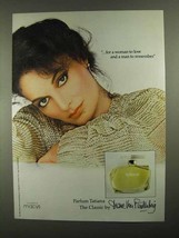 1981 Diane Von Furstenberg Parfum Tatiana Perfume Ad - £14.55 GBP