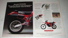 1981 Honda XR500R Motorcycle Ad - Rocks, Whoops - £14.52 GBP