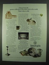 1981 Tiffany & Co. Museum of Decorative Arts Ad - $18.49