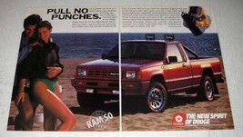 1988 Dodge Power Ram 50 Pickup Truck Ad - Punches - £14.78 GBP