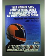 1989 Arai Helmet Ad - Sceptre, Kevin Schwantz Replica - £14.78 GBP