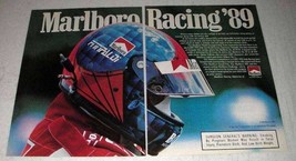 1989 Marlboro Cigarettes Ad - Marlboro Racing '89 - £14.50 GBP