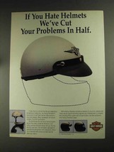 1992 Harley-Davidson Sportsman III Half-Shell Helmet Ad - £14.61 GBP