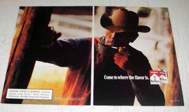 1996 Marlboro Cigarettes Ad - Come ot Where Flavor Is - £14.56 GBP