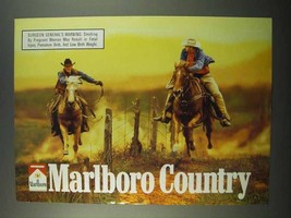1996 Marlboro Cigarettes Ad - Country - £14.56 GBP