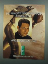 1996 Pert Plus Shampoo Ad - Steve Young - £14.48 GBP