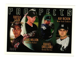 1996 Topps #428 Bartolo Colon / Doug Million / Rafael Orellano / Ray Ricken - £2.31 GBP