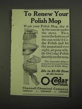 1916 O-Cedar Polish Ad - To Renew Your Polish Mop - £14.46 GBP