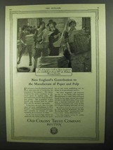 1920 Old Colony Trust Company Ad - New England - £14.81 GBP