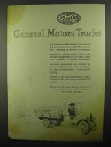 1920 GMC General Motors Trucks Ad - $14.99