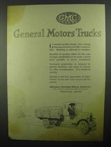 1920 GMC General Motors Trucks Ad - £14.55 GBP