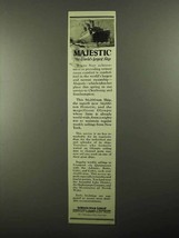 1922 White Star Line Ad - Majestic World's Largest Ship - $18.49