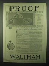 1920 Waltham Riverside Watch Ad - NICE! - $18.49