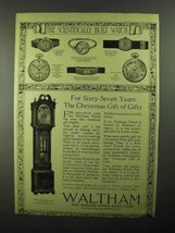1921 Waltham Ad - Hall Clock No. 905, Men&#39;s Sport Watch - £14.60 GBP