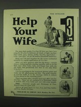 1922 3-in-One Oil Ad - Help Your Wife - £14.81 GBP