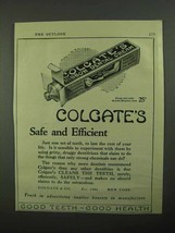 1922 Colgate's Toothpaste Ad - Colgate's Safe and Efficient - $18.49