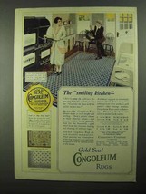 1922 Congoleum Gold Seal Rugs Ad - No. 508, 396 and 408 - £14.54 GBP