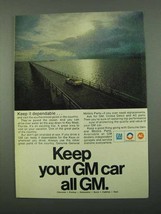 1969 GM Parts Ad - Keep Your GM Car All GM - £14.59 GBP