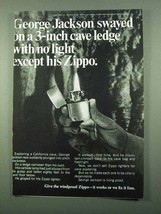 1969 Zippo Cigarette Lighter Ad - Cave Ledge - $18.49