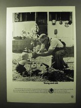 1970 American Red Cross Ad - Young and Old - £14.45 GBP