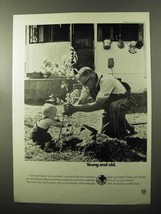 1970 American Red Cross Ad - Young and Old - £13.88 GBP