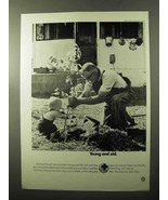 1970 American Red Cross Ad - Young and Old - £14.78 GBP