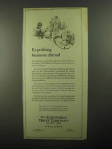 1922 The Equitable Trust Company Ad - Expediting Abroad - $18.49