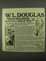 1923 W.L. Douglas Shoes Ad - $7.00 &amp; $8.00 Shoes - £14.78 GBP