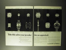1970 Bulova Caravelle Watch Ad - Skiff Radcliff Lesley - £14.57 GBP