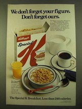 1970 Kellogg's Special K Cereal Ad - Don't Forget - $18.49
