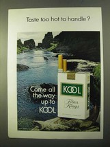 1970 Kool Cigarettes Ad - Taste Too Hot to Handle? - £14.48 GBP
