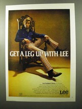 1970 Lee Fastback Flares Ad - Get a Leg Up - $18.49