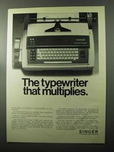 1970 Singer Friden 5005 Computyper Ad - Multiplies - £14.48 GBP