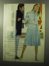 1970 Sears Fashion Ad - Laughing, Weeping, Wanting - $18.49