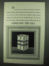 1931 Oshkosh Trunks Ad - Advertising Superlatives - £14.54 GBP