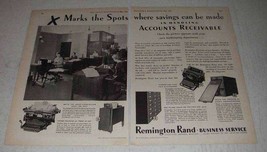 1931 Remington Rand Ad - Safe-Ledger File, Kardex + - $18.49