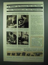 1931 Remington Rand Typewriters Ad - A Walkie - $18.49